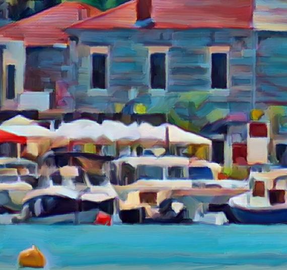 Cavtat Old Town Painting by Zoran Nikolic Zoom in #1